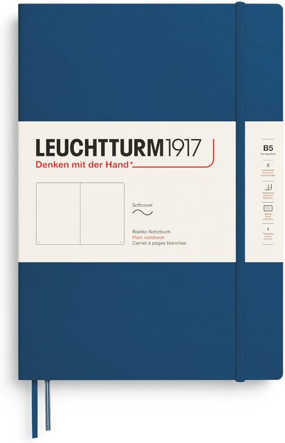 LEUCHTTURM1917 Notizbuch Composition blanko Softcover B5 Indigo - Bild 1