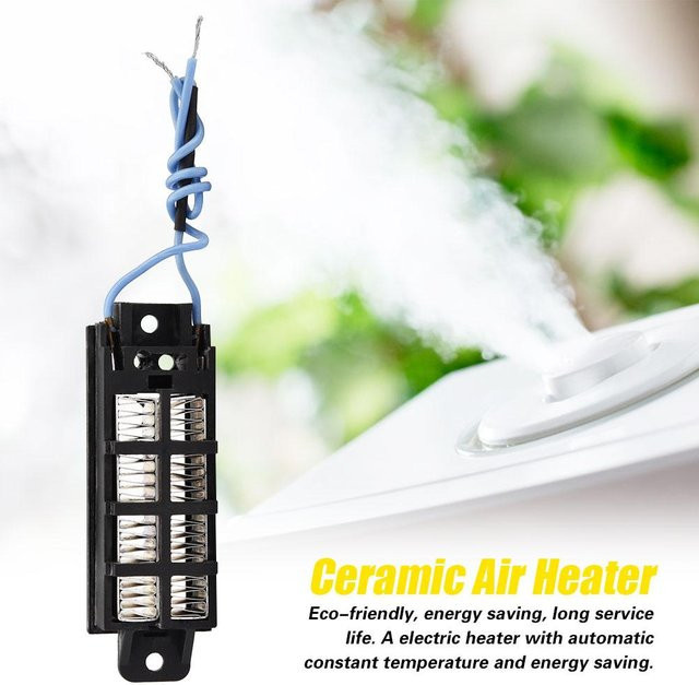 Painter PTC Keramiklufterhitzer 100W 220V in Beige mit Thermostat und Aluminiumgehäuse - Bild 1