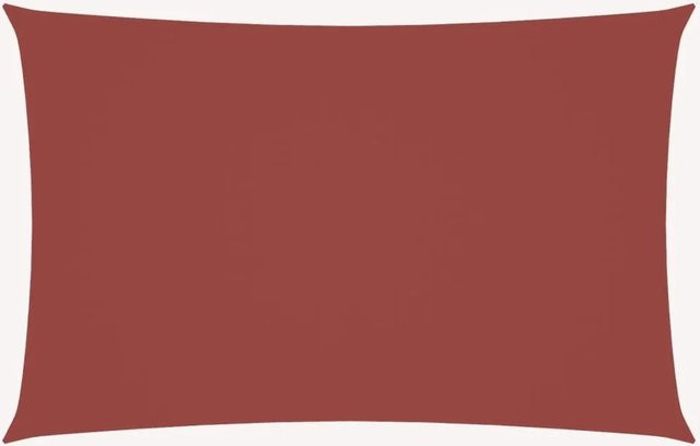 vidaXL Sonnensegel aus PU-beschichtetem Oxford-Gewebe, rechteckig, Terrakotta-Rot, B x L: 4 x 7 m - Bild 1