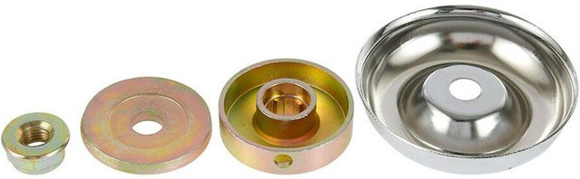 Kkmoon 4-teiliges Outdoor-Trimmerkopf-Adapter-Set aus Stahl in Silber - Bild 1