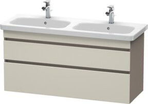 Duravit Waschtischunterschrank DuraStyle in Taupe/Beige, B/T/H: 123 x 44,8 x 61 cm - Bild 1