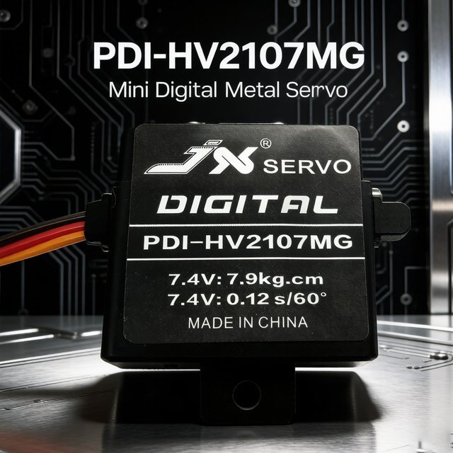 JX PDI-HV2107MG Mini Digital Metallgetriebe Servo, Schwarz - Bild 1