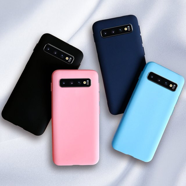 Schutzhülle aus Silikon und TPU für Samsung Galaxy S7 bis S21 Ultra in Schwarz - Bild 1