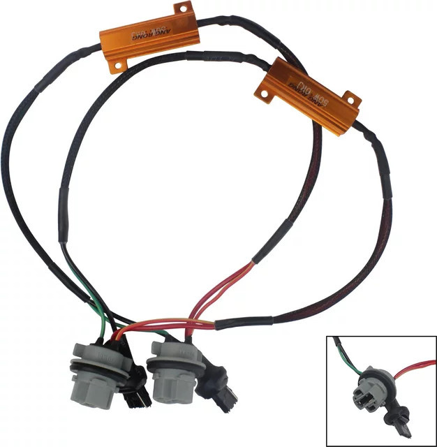 ANGRONG 2x T20 582 7440 W21W LED Lastwiderstand Kabelbaum Canbus No-Fehlerunterdrückung - Bild 1