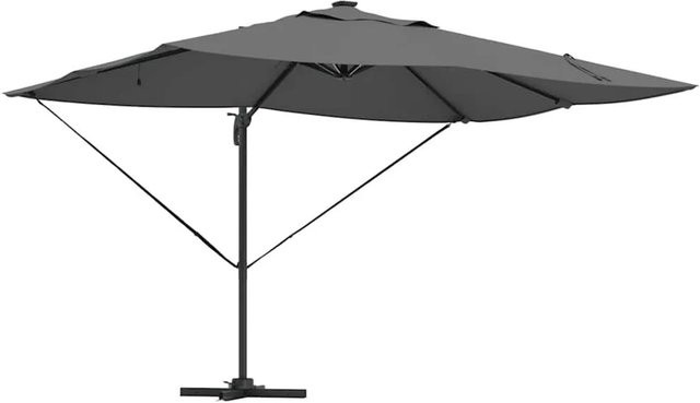 vidaXL Ampelschirm Roma Anthrazit und Schwarz aus Aluminium und Polyester B/T/H: 352 x 251 x 265 cm - Bild 1