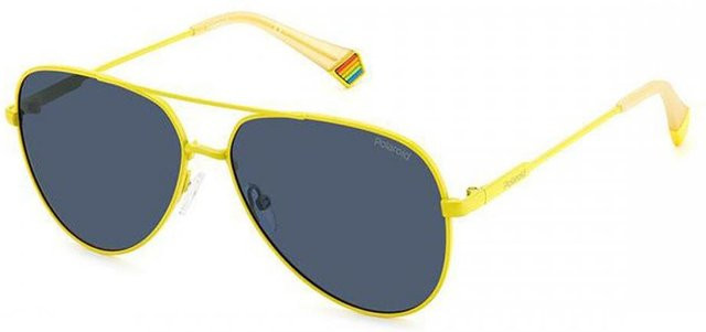 Polaroid 6187 S Sonnenbrille Aviator, Metall, Unisex, Yellow - Bild 1