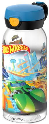 Mepal Campus Trinkflasche mit Klappdeckel Hot Wheels Multicolour 600 ml - Bild 1