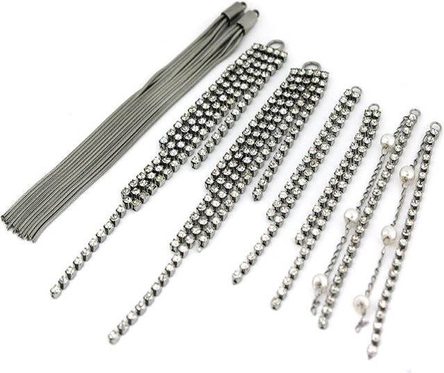 SUMOORL Quaste Charms Anhänger, Edelstahl, Unisex - Bild 1