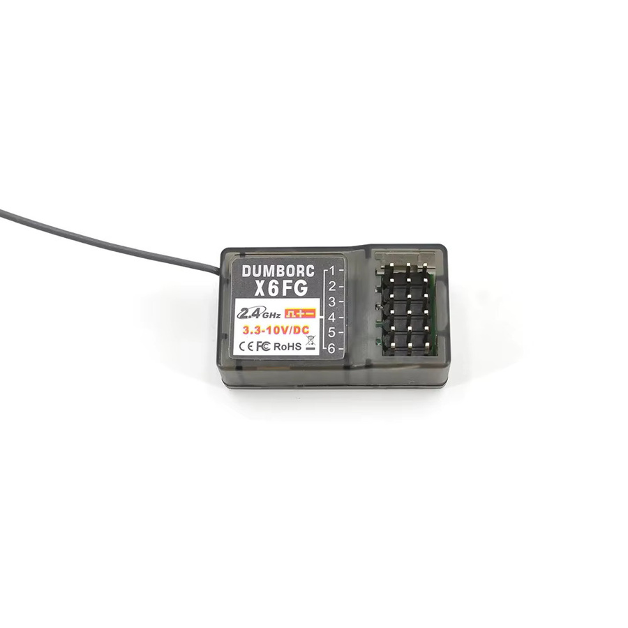 DUMBORC Fernbedienung, Sender und Empfänger mit Gyro, 2,4G, 6CH - Bild 2