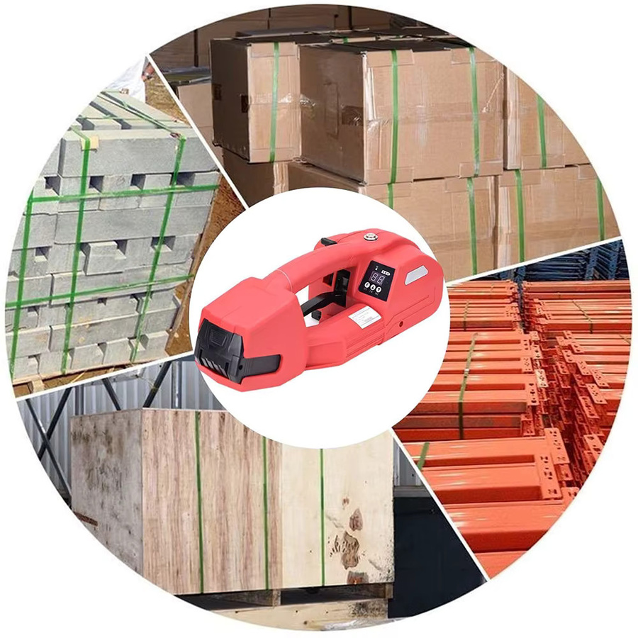 Podofo K2 Automatische Elektrische Umreifungsmaschine für PET/PP Bänder 11-16 mm in Rot mit Digitalanzeige - Bild 6