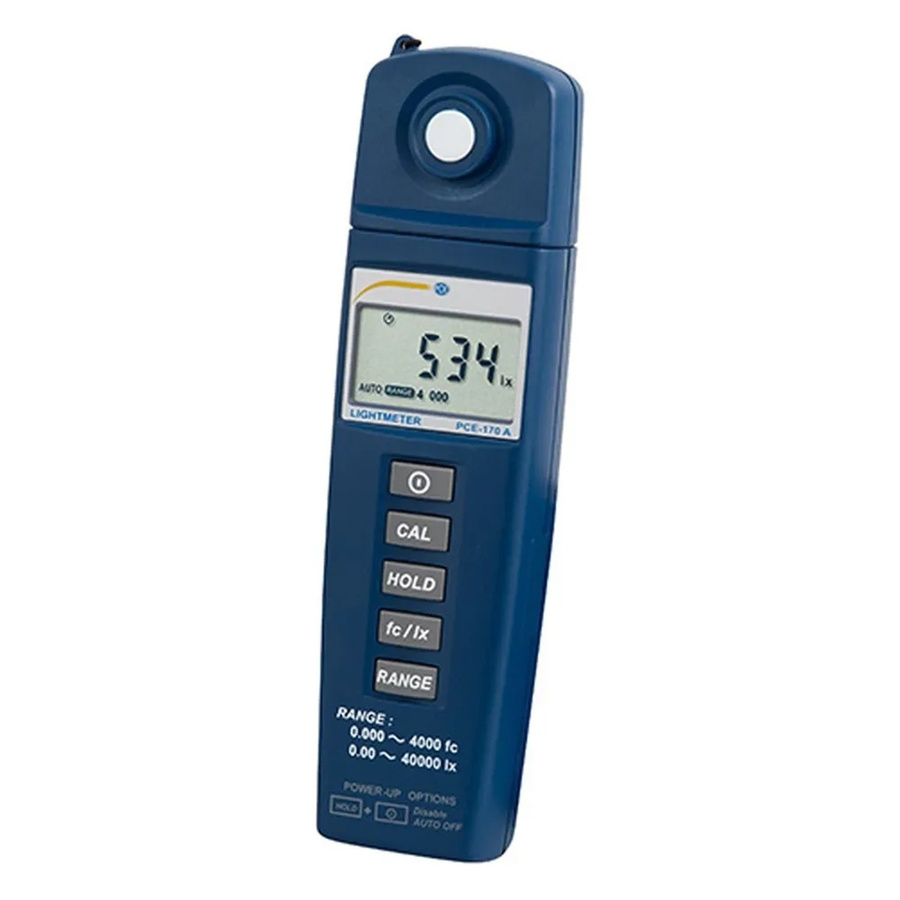 PCE Instruments Beleuchtungsmesser PCE-170 A Helligkeitsmessgerät in Schwarz und Blau - Bild 2