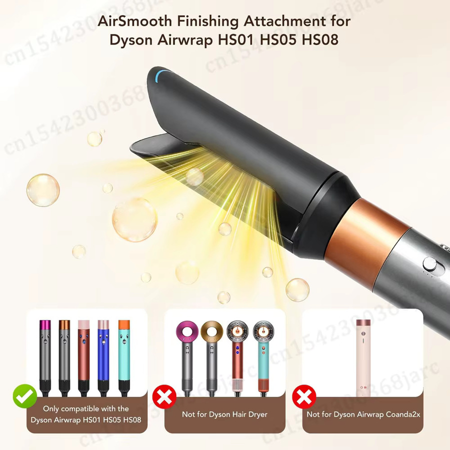 SenCiciMen X9 Haarglätter Airflow Hair Smooth Nozzle Attachment für Dyson Airwrap HS01/05/08, Schwarz - Bild 6