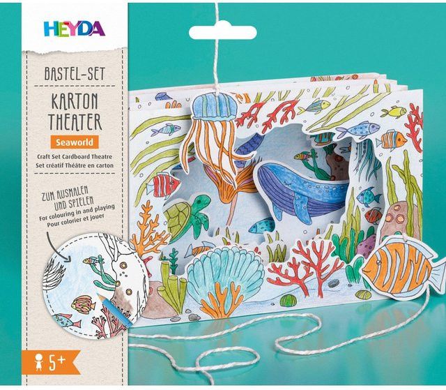 Heyda Seaworld Bastelset Karton-Theater ab 5 Jahren - Bild 1