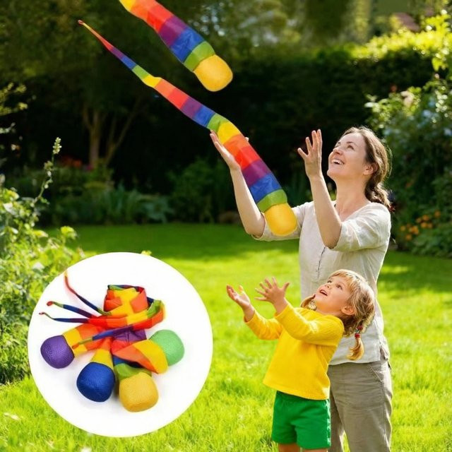 Meade Outdoor-Meteorball, Bunter Bandball, Bunt / Mehrfarbig, Plüsch / Textil - Bild 1