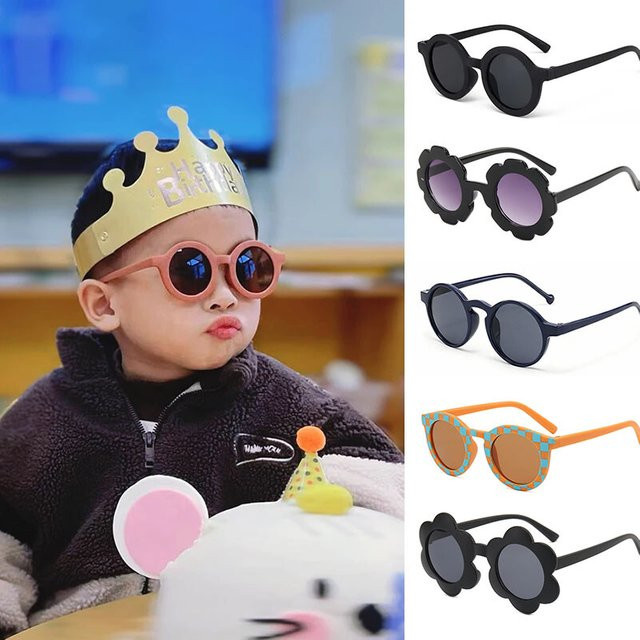 ZUXUB Kindersonnenbrille, Vollrand, round, Kunststoff - Bild 1