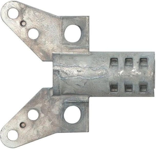 SFS Anschraubtasche für Incanto Türbänder an Holzzarge, Standard 6,5 mm, Zinkdruckguss, Blank/Silber - Bild 1