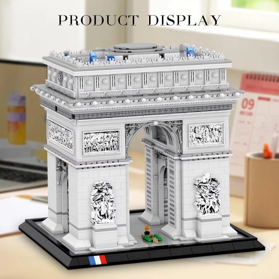 BALODY MOC Arc De Triomphe, Konstruktionsmodell, 3718 Teile - Bild 3