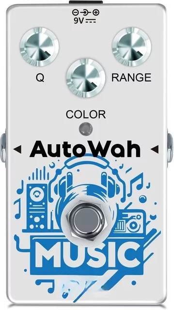 Rowin Auto-Wah-Pedal mit Zinklegierung für klassischen Filtercharakter, kompatibel mit RE-08 - Bild 1