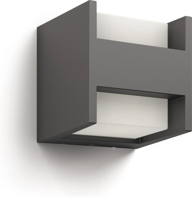 Philips Arbour LED Außenwandleuchte Up/Down in Anthrazit - Bild 1