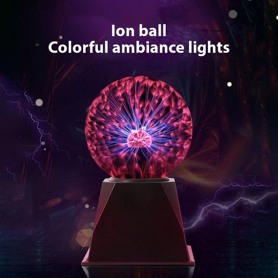 8-Zoll Plasma Ball mit Sound-Sensitivität und USB-Anschluss für Party und Dekoration - Bild 4