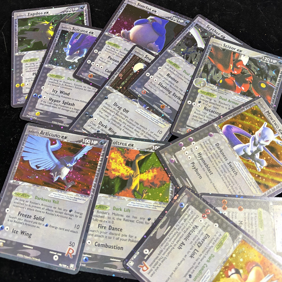 Pokémon Team Rocket Returns Holo Series EX Karten, Azumarill Charmeleon Sneasel Suicune Hitmonchan, Set / Bundle - Bild 2