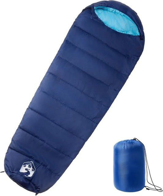 vidaXL Mumienschlafsack für Erwachsene zum Camping für 3 Jahreszeiten 94467 - Bild 1