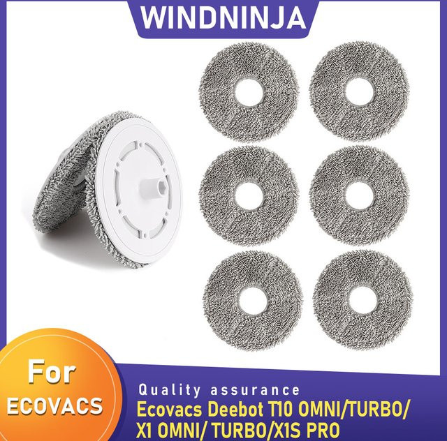 Ecovacs Mopptuch-Zubehör für DEEBOT T10 OMNI, TURBO, X1 OMNI, TURBO und X1S PRO aus Kunststoff - Bild 1