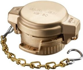 Oventrop Tankverschluss DN 50 mit Bajonett aus Messing in Gold - Bild 1