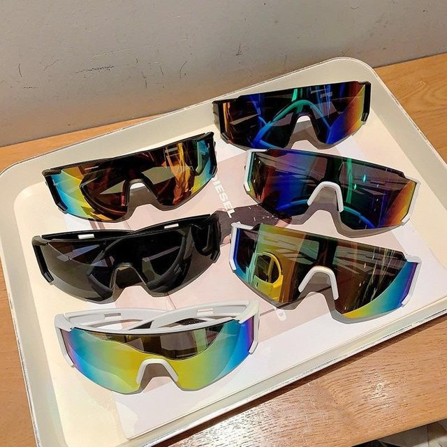 Radsport-Sonnenbrille Halbrahmen, Unisex, multicolour - Bild 1