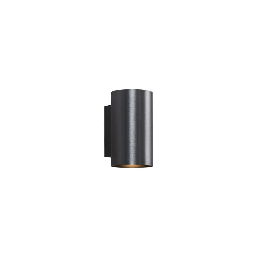 QAZQA Moderne Wandleuchte Rund in Gunmetal, 2-flammig mit GU10 Fassung - Bild 2