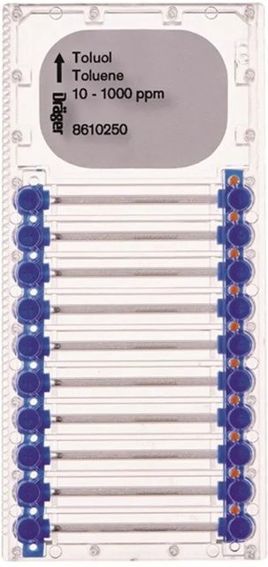 Dräger Microtubes für Toluol 10 1000 Ppm transparent - Bild 1