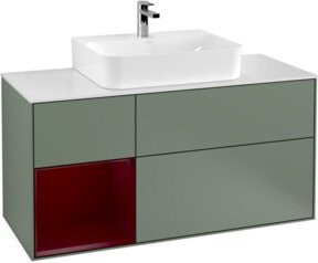 V&B Waschtischunterschrank Finion in Weiß lackiert, Breite: 120 cm, Tiefe: 50,1 cm, Höhe: 50,1 cm - Bild 1