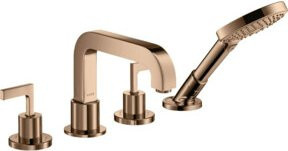 Hansgrohe Axor Citterio Badewannen-Armatur mit Hebelgriff in Gold poliert - Bild 1