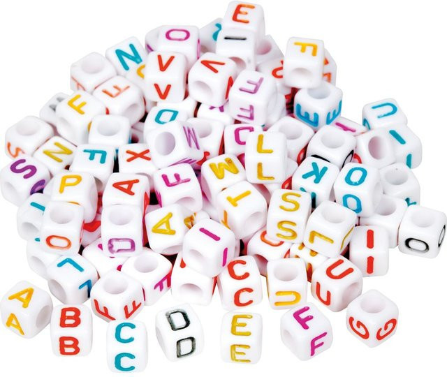 PRACHT Buchstabenperlen Bunt - Bild 1