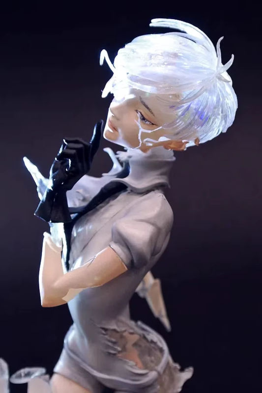 Bandai Anime Land der glänzenden Antarktis Figur in Weiß aus Kunstharz als DIY Montage Modell für Sammler - Bild 4