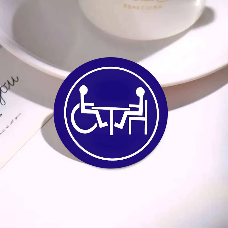 Anstecknadel Paraplegie-Freundschaftsanhänger, rund, bunt, Unisex - Bild 6