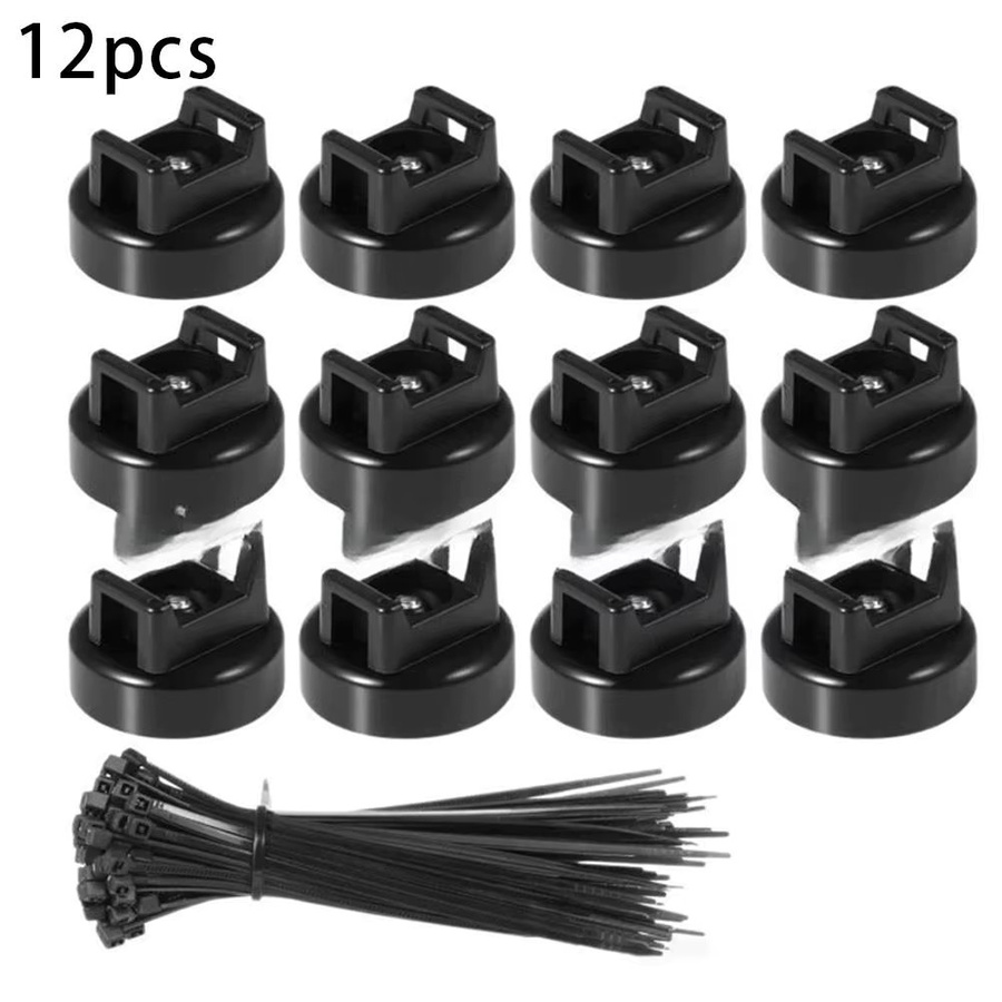 Quick Fix Magnetischer Kabelbinder-Kabel-Organizer aus Nylon in Schwarz - Bild 6