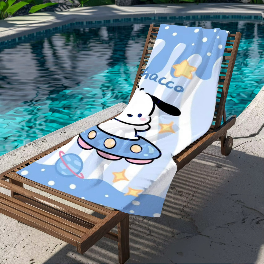 Sanrio Family Strandtuch mit Cartoon-Motiv für Kinder, Breite: 60,0 cm, Höhe: 40,0 cm - Bild 2