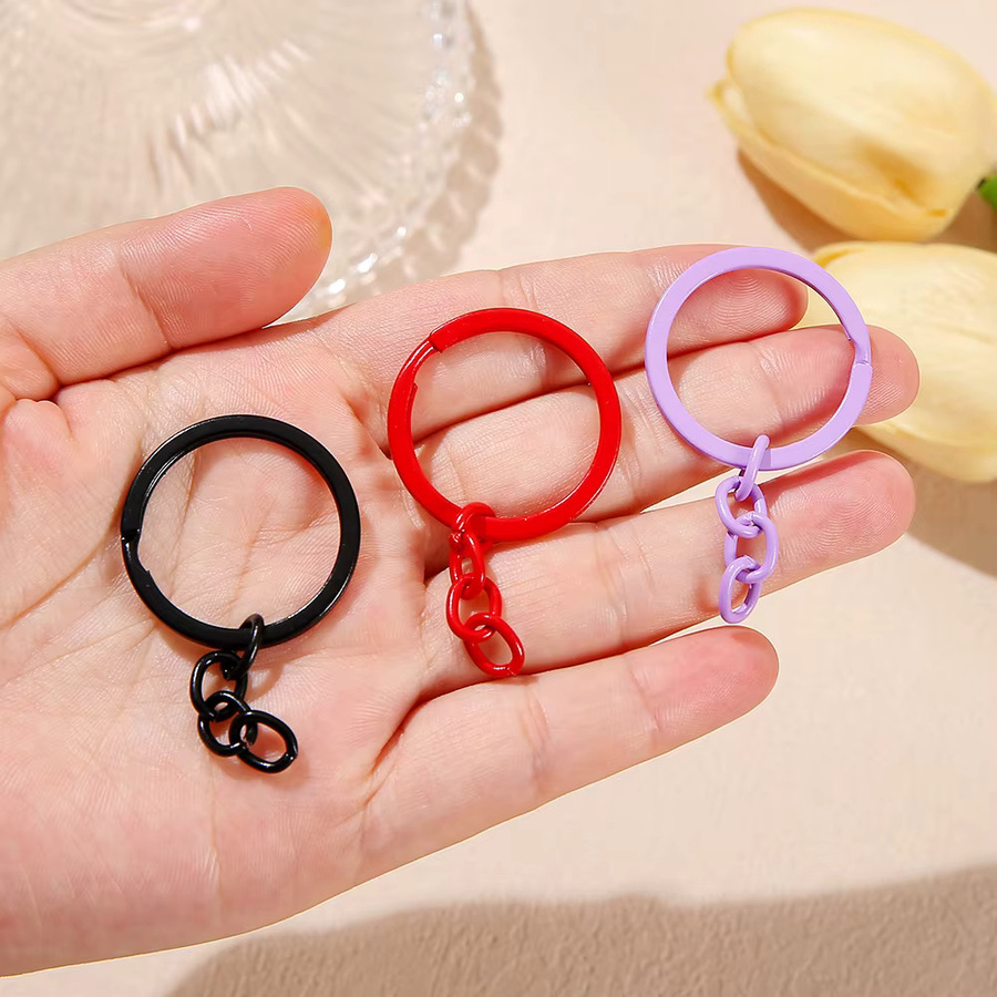 AGCFABS Schlüsselringe, bunt, 30 mm, Unisex - Bild 2