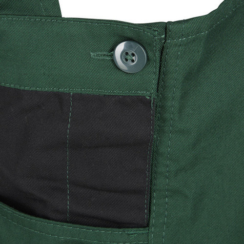 safety and more Latzhose EXTREME in grün/schwarz mit reflektierenden Elementen, Größe M, aus Polyester/Baumwolle - Bild 5