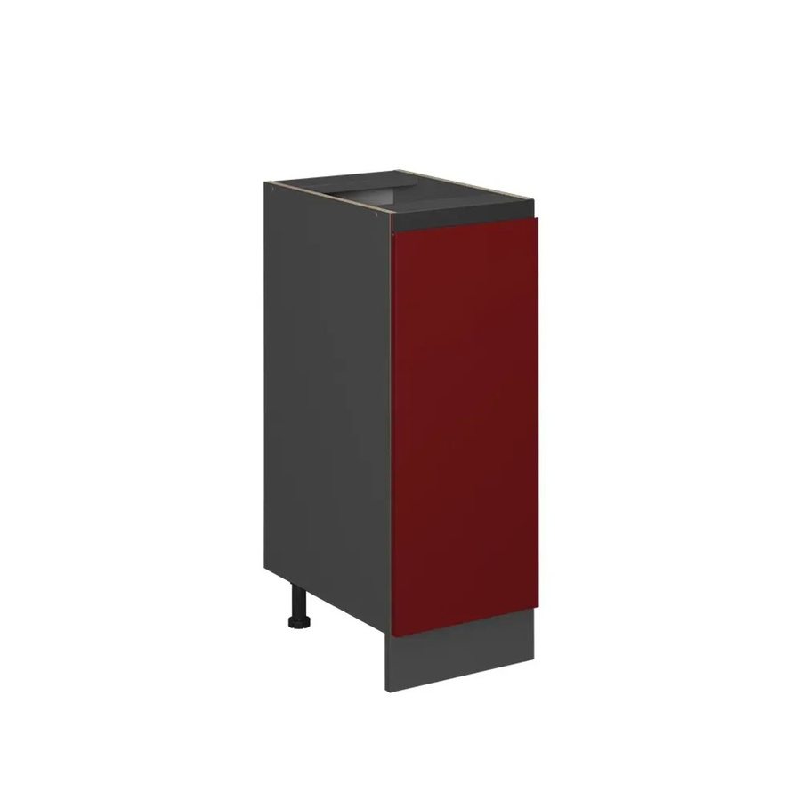 Vicco Apothekerschrank R-Line J-Shape in Rot/Anthrazit ohne Arbeitsplatte, Breite: 30 cm - Bild 2