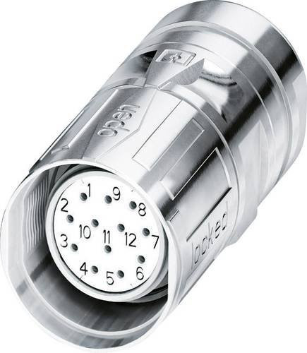 Phoenix Contact M23 Kabelsteckverbinder CA-17S1N8A8006S in Silber - Bild 1