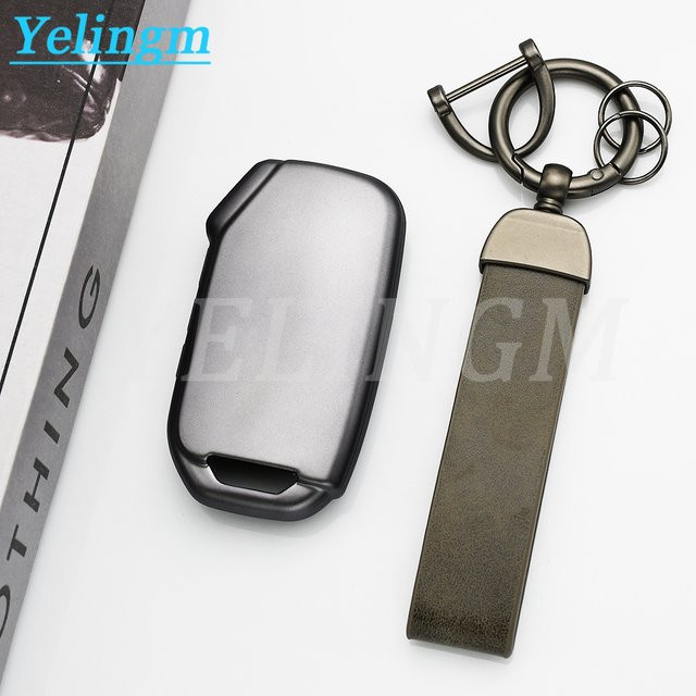 YELINGM Schlüsselgehäuse aus TPU für Kia Sportage, Ray, Sorento, Soul, Telluride, Cerato und K5/K8, Farbe: Grau - Bild 1