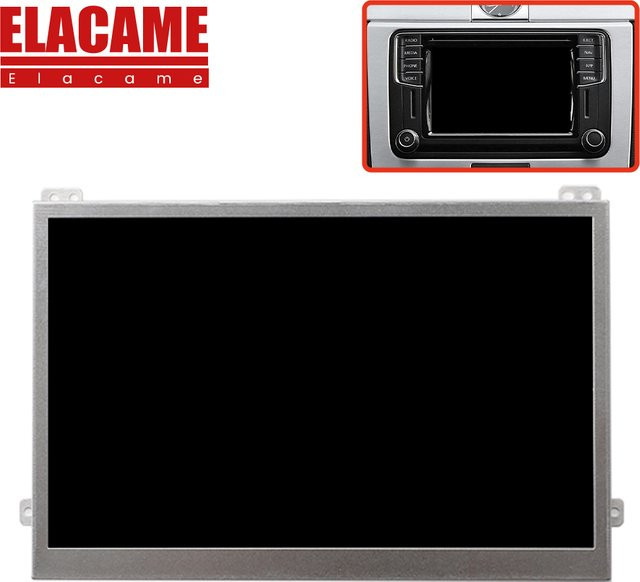 ELACAME Ersatz-LCD-Touchscreen 6,33 Zoll für VW MIB2 Discover 680 682 684 Autoradio in Schwarz - Bild 1