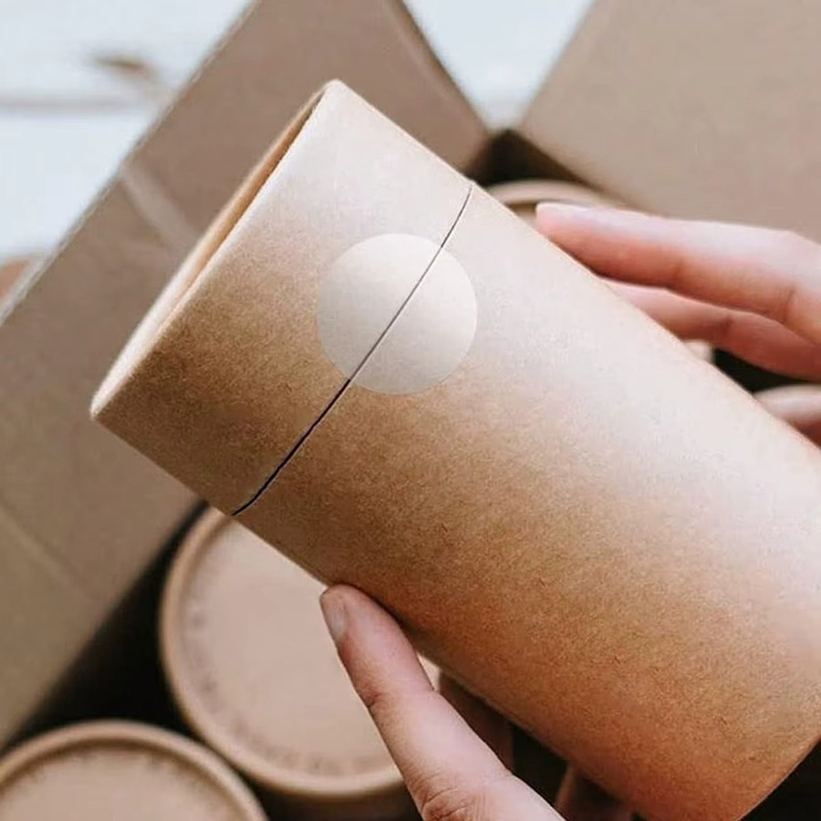 Haile Runde PVC-Aufkleber Transparent für Einzelhandelsverpackungen und Umschläge - Bild 2