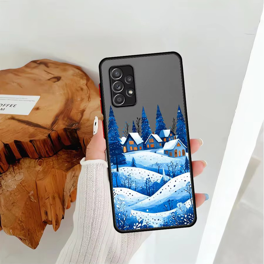 Soft Cover Handyhülle für Samsung Galaxy A52 A71 A21 A36 A22 A23 A32 A73 A25 A26 A56 A72 A31 mit Weihnachtsmann Motiv in Multicolour - Bild 2