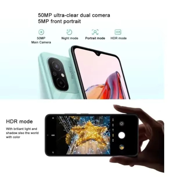 Xiaomi Redmi 12C Smartphone Schwarz Gebrauchtgerät mit 6,71 Zoll Display, 50MP Kamera, 5000mAh Akku und 4G/LTE Verbindung - Bild 4
