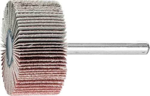 PFERD Korund Fächerschleifer A120 für Metall und Universalanwendungen, Durchmesser: 40 mm, Breite: 20 mm, Schaft-Durchmesser: 6 mm, 10 Stück - Bild 1