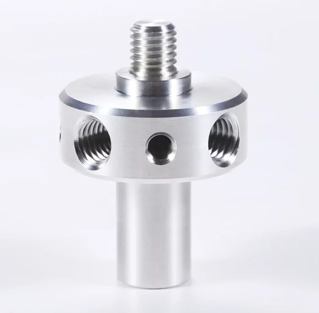 AISANRAY Erdungsplatte Adapter mit M10 Gewinde für RF Antennen, Zubehör für PAC-12 Antenne, Silber - Bild 1