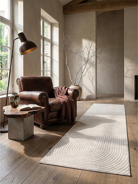 Wetterfester Outdoor-Läufer Kadima Design in Beige B: 80 cm, T: 150 cm - Bild 1